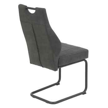 Jedálenská zostava IDZI dub artisan/antracitová 8