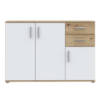 Komoda IKOLI 3 biela/dub artisan 3