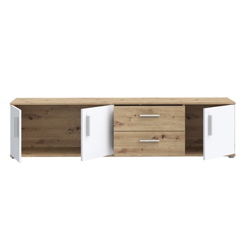 TV komoda IKOLI L biela/dub artisan 4