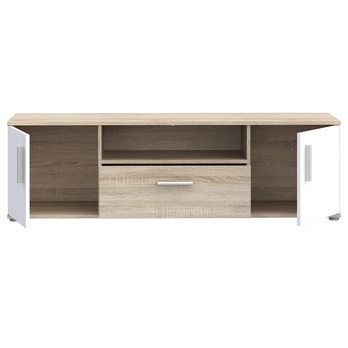 TV komoda IKOLI biela/dub sonoma 4