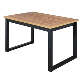 Jedálenský stôl IKOZ 3 dub wotan/čierna, šírka 120 cm 1