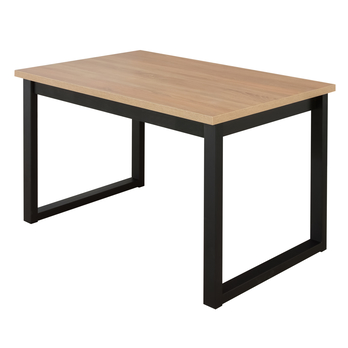 Jedálenský stôl IKOZ 3 dub sonoma/čierna, šírka 120 cm 1