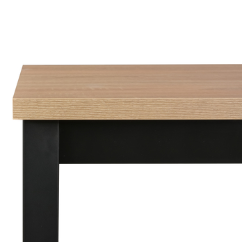 Jedálenský stôl IKOZ 3 dub sonoma/čierna, šírka 120 cm 2