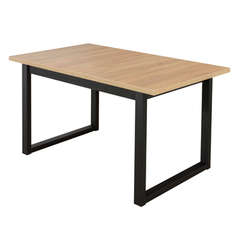 Jedálenský stôl IKOZ 3 dub sonoma/čierna, šírka 140 cm 1