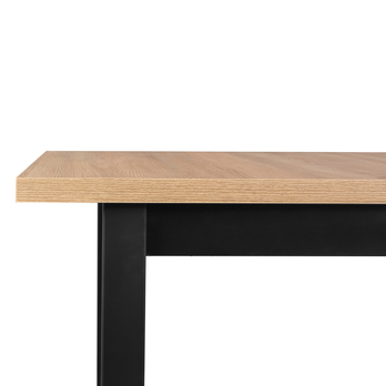 Jedálenský stôl IKOZ 3 dub sonoma/čierna, šírka 140 cm 2