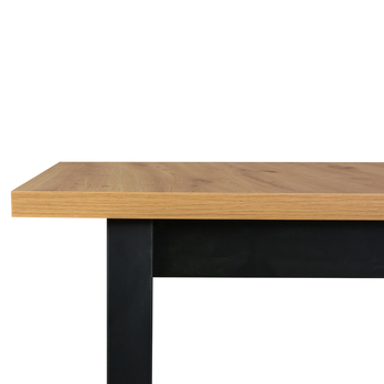 Jedálenský stôl IKOZ 3 dub wotan/čierna, šírka 160 cm 2