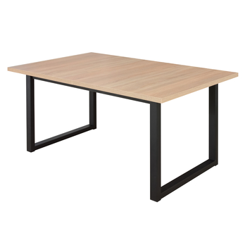 Jedálenský stôl IKOZ 3 dub sonoma/čierna, šírka 160 cm 1