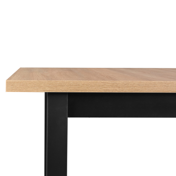 Jedálenský stôl IKOZ 3 dub sonoma/čierna, šírka 160 cm 2