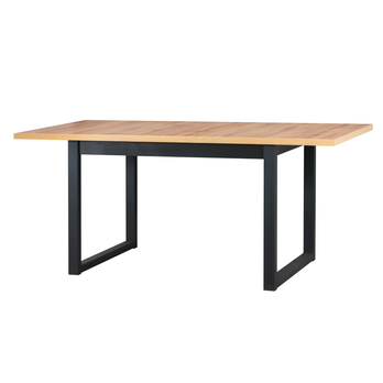 Jedálenský stôl IKOZ dub artisan/čierna 1