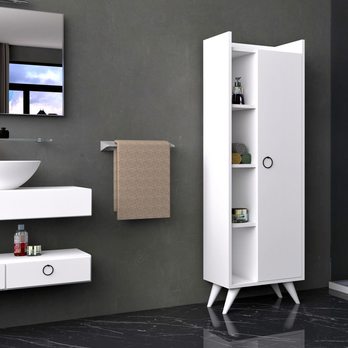 Kúpeľňová skrinka ILGIM biela 1