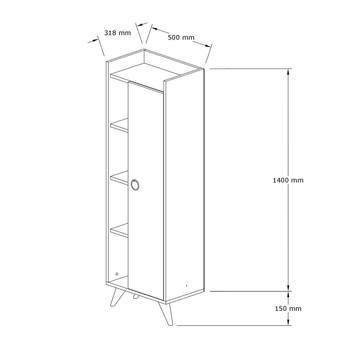 Kúpeľňová skrinka ILGIM biela 3