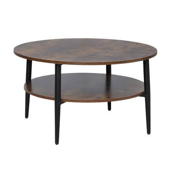 Konferenčný stolík ILLO hnedá/čierna 1