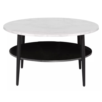 Konferenčný stolík ILLO biela/čierna 1