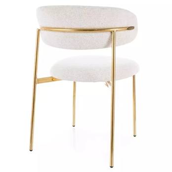 Jedálenská stolička ILTUN 3 béžová/zlatá 3