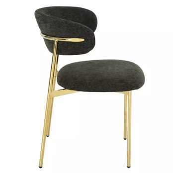 Jedálenská stolička ILTUN 3 olivová/zlatá 4