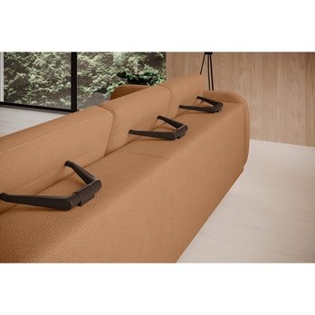 Sedacia súprava ILUSSIO F MINI pravá, svetlohnedá 3