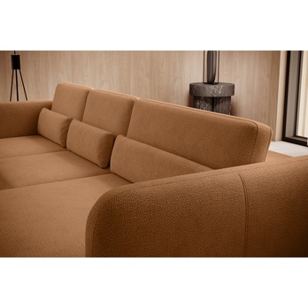 Sedacia súprava ILUSSIO F MINI pravá, svetlohnedá 5