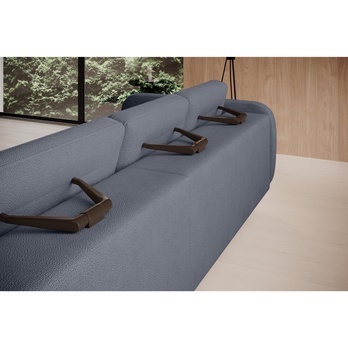 Sedacia súprava ILUSSIO F MINI pravá, grafitová 3