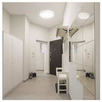 Stropné svietidlo ILVI biela, priemer 50 cm 1