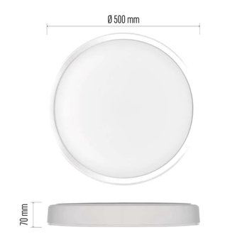 Stropné svietidlo ILVI biela, priemer 50 cm 5