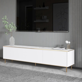 TV stolík IMAJ biela/mramor 1