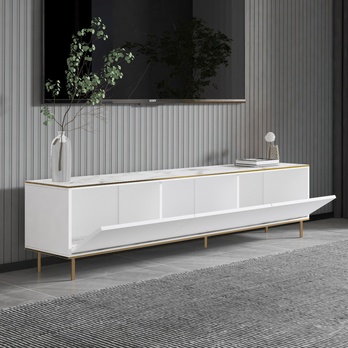 TV stolík IMAJ biela/mramor 3