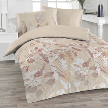 Posteľná bielizeň INAS BEIGE béžová, 70x90 a 140x200 cm 1