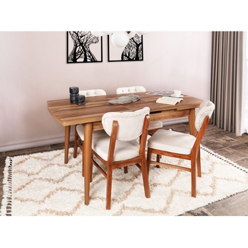 Jedálenský stôl INCI orech 1