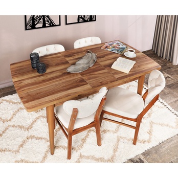 Jedálenský stôl INCI orech 15