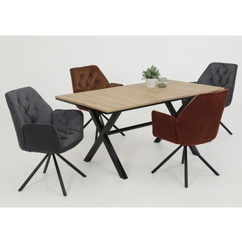 Jedálenská stolička INGE I S hnedá 1