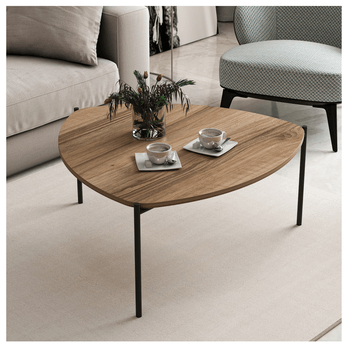 Konferenčný stolík INIGA orech/čierna 1