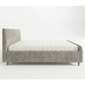 Posteľ s roštom INZA sivobéžová, 140x200 cm 4