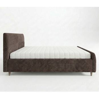 Posteľ s roštom INZA čokoládová, 140x200 cm 4