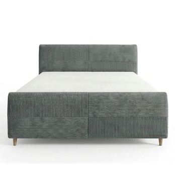 Posteľ s roštom INZA sivá, 140x200 cm 3