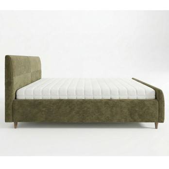 Posteľ s roštom INZA olivová, 180x200 cm 4