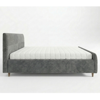 Posteľ s roštom INZA sivá, 180x200 cm 4