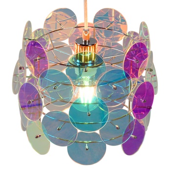 Závesné svietidlo IRIDE chróm/viacfarebná 3