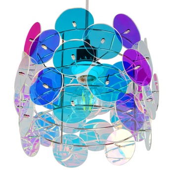 Závesné svietidlo IRIDE chróm/viacfarebná 4