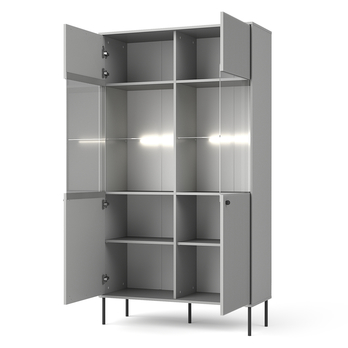 Vitrína IRIS 01 sivá 2