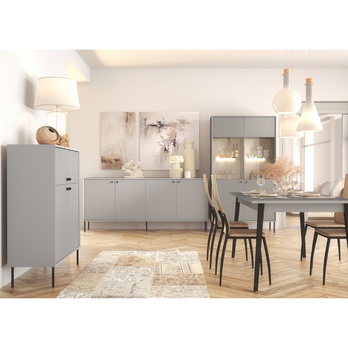 Komoda IRIS 10 sivá 1