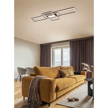 Stropné LED svietidlo ​ IRVINE antracitová 2