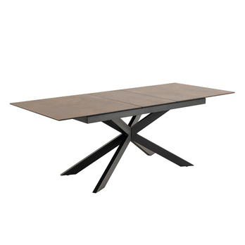 Jedálenský stôl IRWINE 210 hnedá/čierna 4