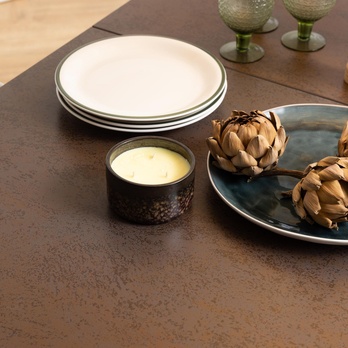 Jedálenský stôl IRWINE 210 hnedá/čierna 6