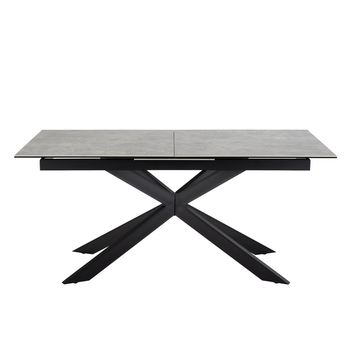 Jedálenský stôl IRWINE 210 sivá/čierna 3