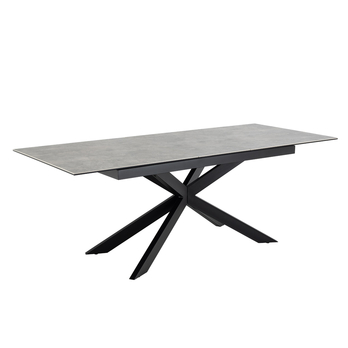 Jedálenský stôl IRWINE 210 sivá/čierna 4