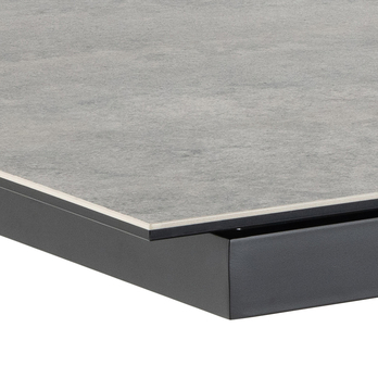 Jedálenský stôl IRWINE 210 sivá/čierna 5