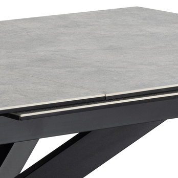 Jedálenský stôl IRWINE 210 sivá/čierna 6