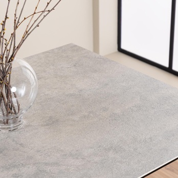 Jedálenský stôl IRWINE 210 sivá/čierna 7