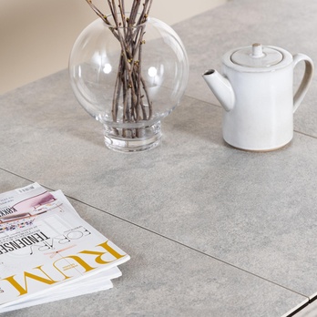 Jedálenský stôl IRWINE 210 sivá/čierna 8