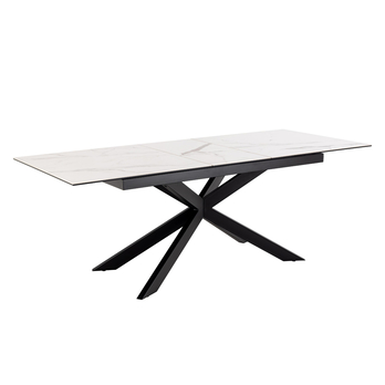 Jedálenský stôl IRWINE 210 biela/čierna 4